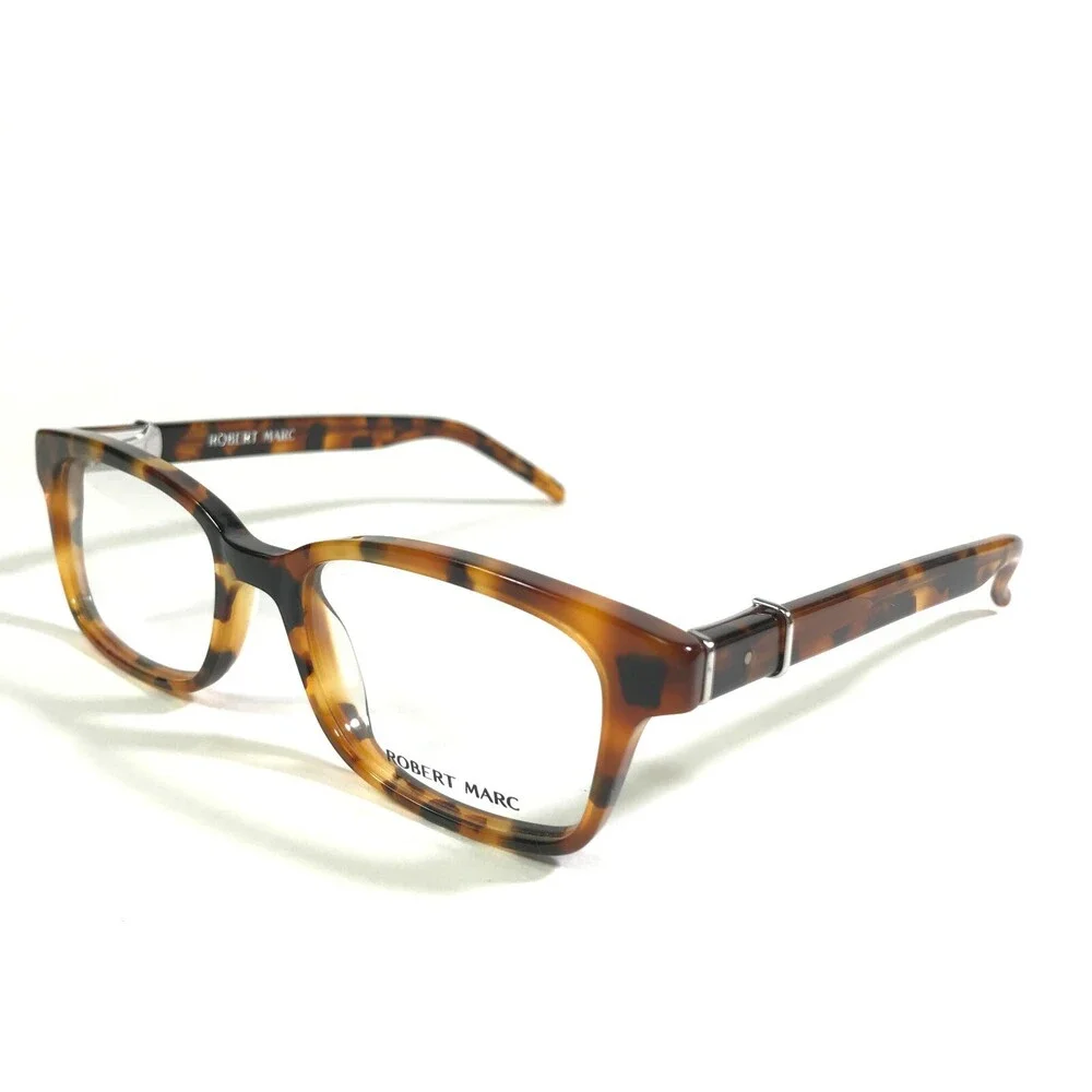 Robert Marc 802-246 Eyeglasses Frames Tortoise Rectangular Full Rim 48-18-135